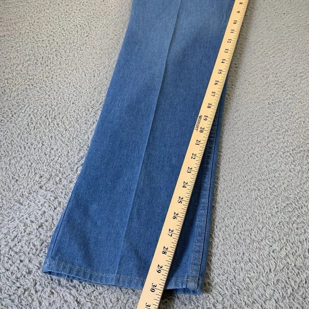 Vintage Levis SF 207 Jeans Mens 34x30 Blue Chambray Denim 80s Era USA Orange Tab